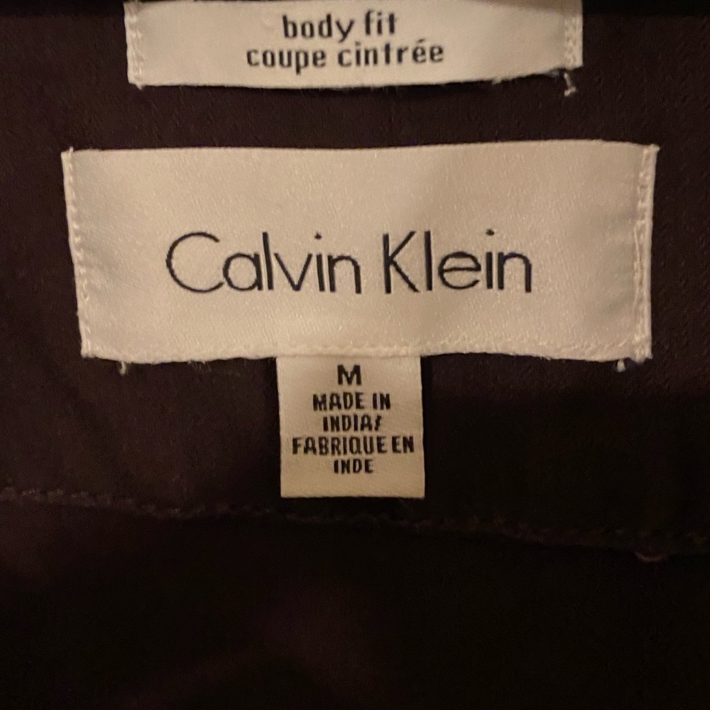 **LIKE NEW** CALVIN KLEIN Plum Jean Jacket. Size M. Unisex. - Picture 5 of 5